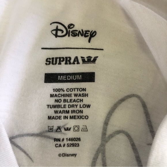 Disney x Supra Snow White Collection Graphic  Crew Neck Short Sleeve T-Shirt M - Picture 6 of 10
